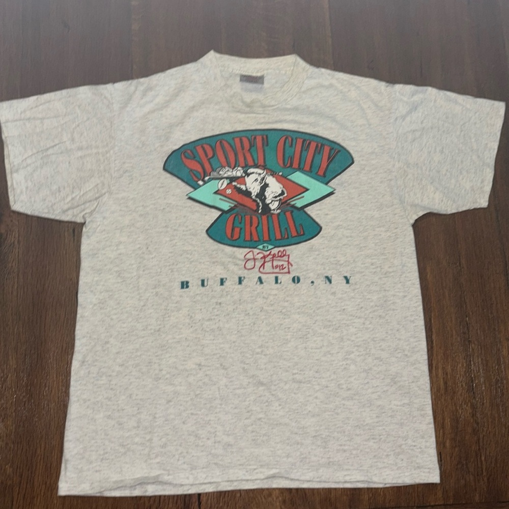 Vintage Jim Kelly Buffalo Bills Sports City Grill 1990s